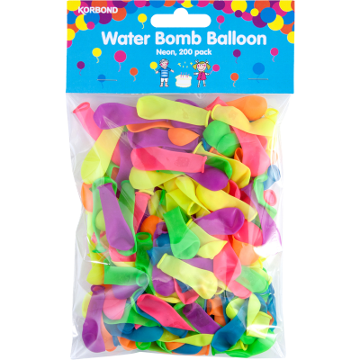 Korbond Neon Water Bomb Balloons ea