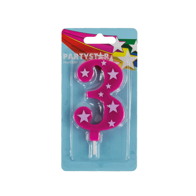 Korbond Number 3 Candle ea