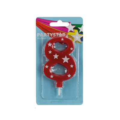 Korbond Number 8 Candle 1pk