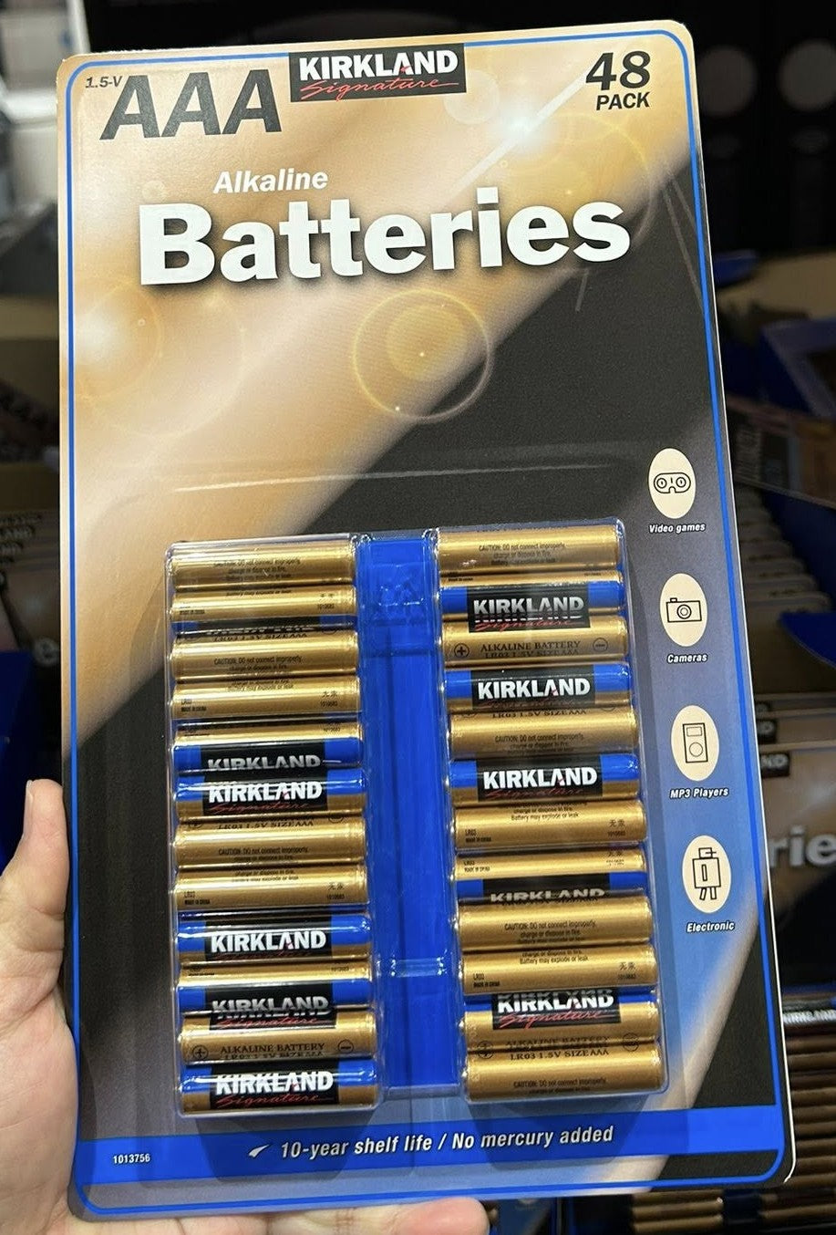 KIRKLAND SIGNATURE ALKALINE BATTERIES AAA 48 PACK