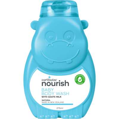 Earthwise Nourish Goats Milk Baby Body Wash 275ml