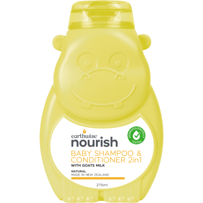 Earthwise Nourish Goats Milk Baby Shampoo 275ml