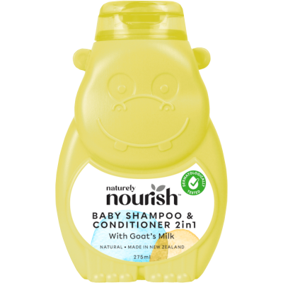 Nourish Goats Milk Baby Shampoo & Conditioner 275ml