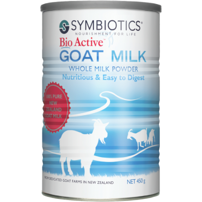 Symbiotics BioActive Goat Whole Milk Powder 450g