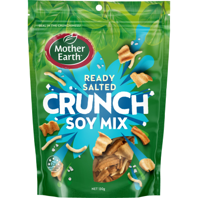 Mother Earth Ready Salted Crunch Soy Mix 130g
