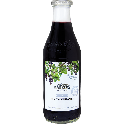 Barker's Lite Blackcurrants Fruit Syrup 710ml