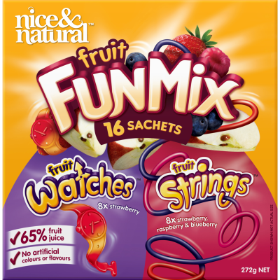 Nice & Natural Fruit Fun Mix Watches & Strings 16 x 17g
