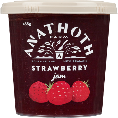 Anathoth Farm Strawberry Jam 455g