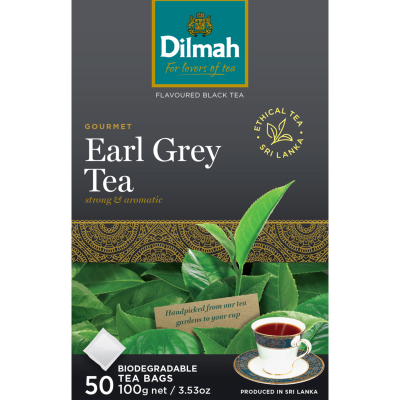 Dilmah Earl Grey Biodegradable Tea Bags 50pk