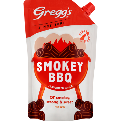Gregg's Smokey BBQ Sauce Pouch 590g