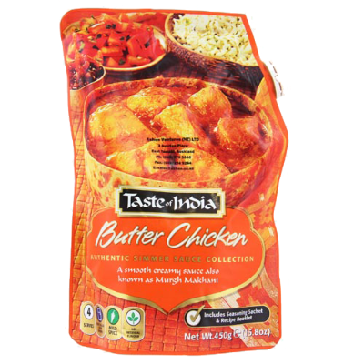 Taste of India Butter Chicken Simmer Sauce 425g