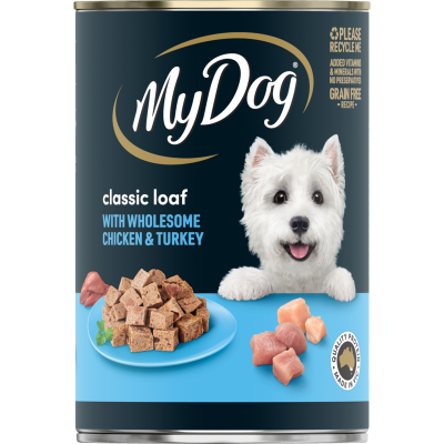 My Dog Classic Loaf With Chicken & Turkey Banquet Wet Dog Food 400g