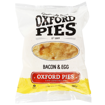 Oxford Pies Bacon & Egg Pie 180g