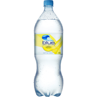 Kiwi Blue Lemon Light Sparkling Spring Water 1.25l