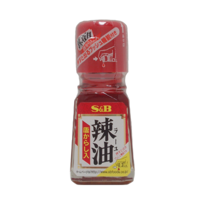 S&B Chilli Oil Ra-Yu Togarashi Iri 33ml