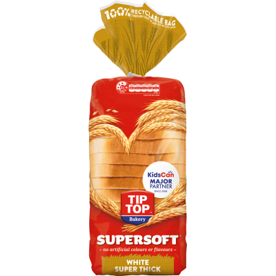 Tip Top Supersoft White Super Thick Bread 700g