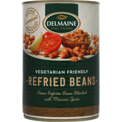 Delmaine Refried Beans 420g