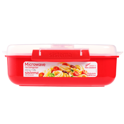 Sistema Rectangle Microwave 1.25L 1pk