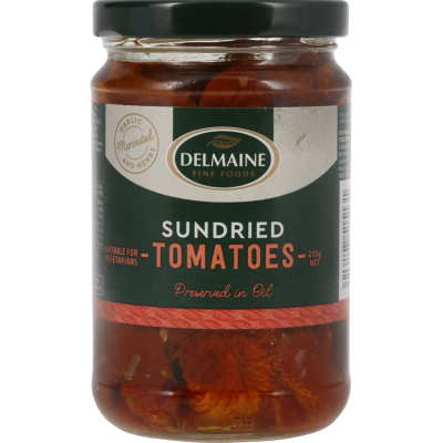 Delmaine Sundried Tomatoes Preserved In Oil 270g