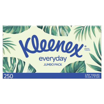 Kleenex Everday Silk Touch Facial Tissues 250pk