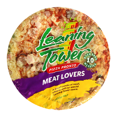 Leaning Tower Meat Lovers Pizza Pronto 400g