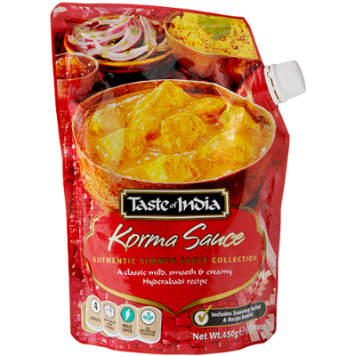 Taste of India Korma Simmer Sauce 425g