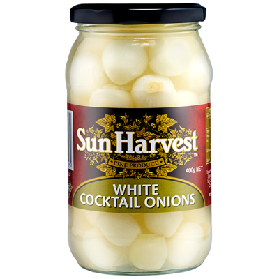 Sun Harvest White Cocktail Onions 400g