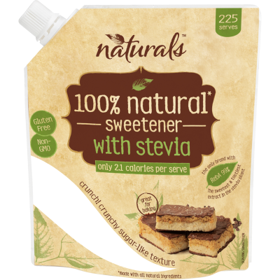 Naturals 100% Natural Sweetener With Stevia 250g