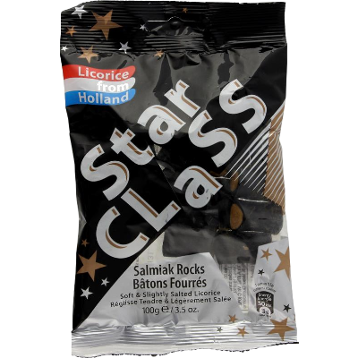 Star Class Licorice Rocks 100g
