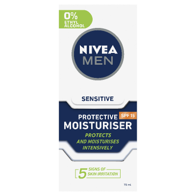 Nivea Men Sensitive SPF15 Protective Moisturiser 75ml