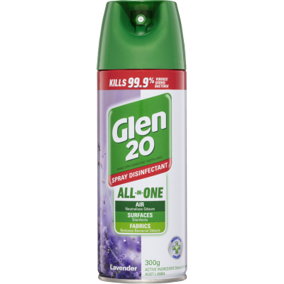Dettol Glen 20 Lavender Disinfectant Spray 300g