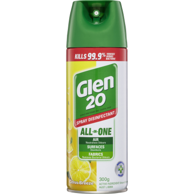 Dettol Glen 20 Citrus Breeze Disinfectant Spray 300g