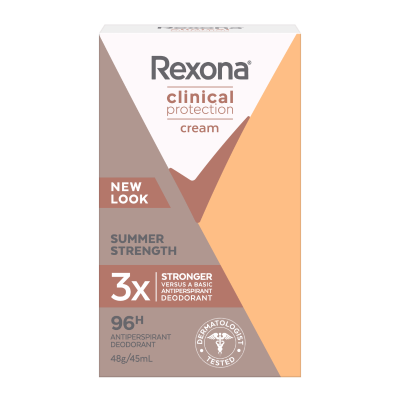 Rexona Clinical Protection Summer Strength 96Hr Antiperspirant  Deodorant 45ml