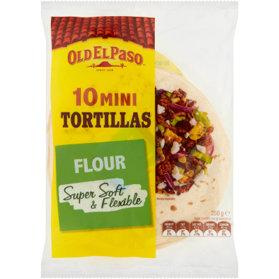 Old El Paso Flour Super Soft & Flexible Mini Tortillas 10pk