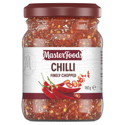 Masterfoods Finely Chopped Chilli Jar 160g