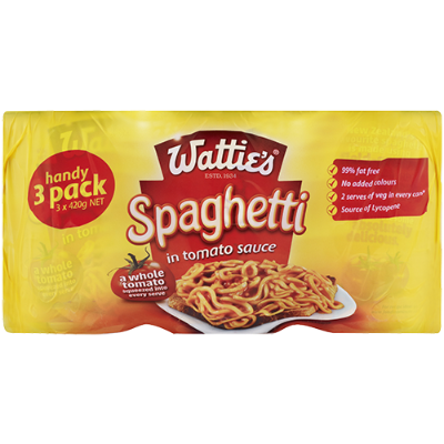 Wattie's Spaghetti In Tomato Sauce 1260g