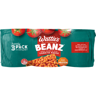 Wattie's Baked Beans In Tomato Sauce 3 x 220g