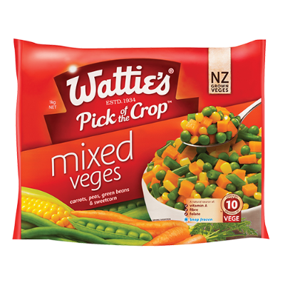 Wattie's Mixed Veges 1kg