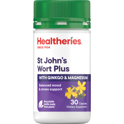 Healtheries St John's Wort Plus Capsules 30pk