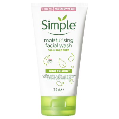 Simple Kind To Skin Moisturising Facial Wash 150ml