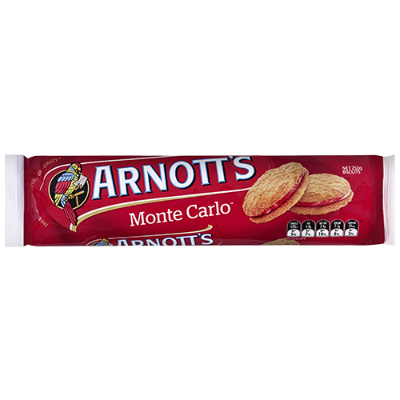 Arnott's Monte Carlo Biscuits 250g