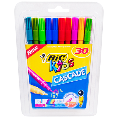 Bic Kids Cascade Colouring Pens 30pk