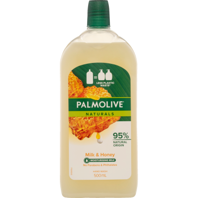 Palmolive Naturals Milk & Honey Nourishing Liquid Hand Wash Refill 500ml