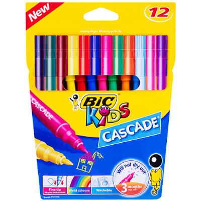 Bic Kids Cascade Colouring Pens 12pk