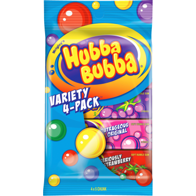 Hubba Bubba Variety Pack Bubble Gum Multipack 140g