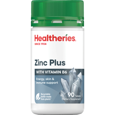 Healtheries Zinc Plus Tablets 90pk