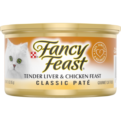 Purina Fancy Feast Classic Tender Liver & Chicken Feast Cat Food 85g