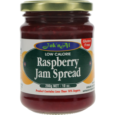 Joknal Low Calorie Raspberry Jam Spread 280g