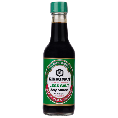 Kikkoman Less Salt Soy Sauce 250ml