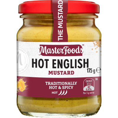 Masterfoods Hot English Mustard 175g